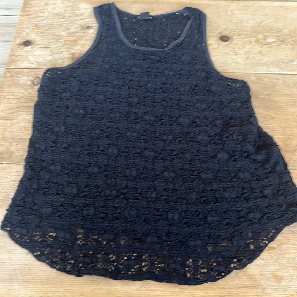 Lucky Brand Black sleeveless top. XL